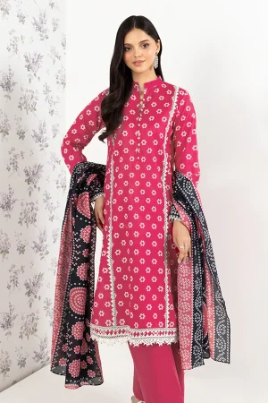 SO KAMAL 3PC EMBROIDERED LAWN SUIT DPL4241