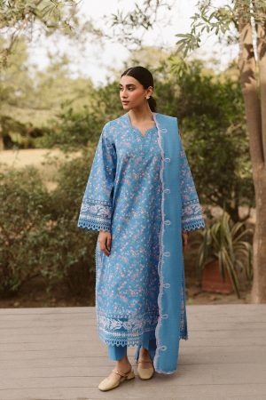 AYZEL 3PC EMBROIDERED LAWN SUIT BRIELLE