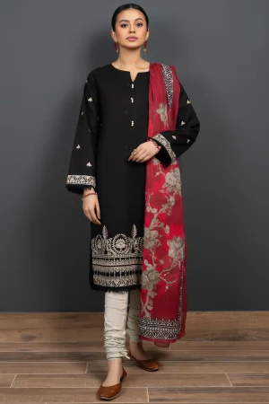 YAHSIRWAHEED 3PC EMBROIDERED LAWN (MANAR DUPATTA)