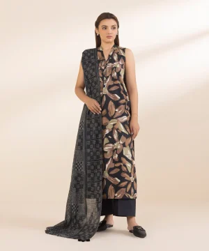 printed cotton sapphire