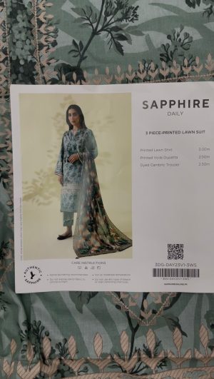 printed lawn sapphire