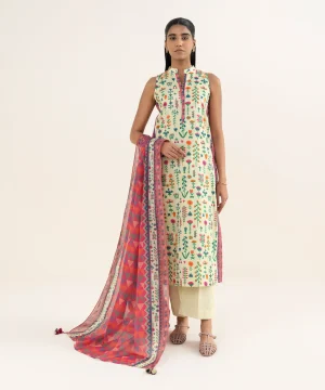 SAPPHIRE 3PC PRINTED LAWN SUIT U3PDDS26V0105