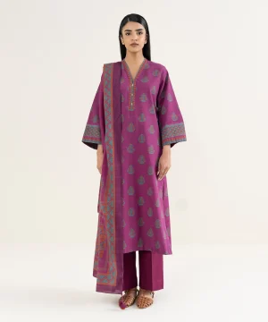 SAPPHIRE 3PC PRINTED COTTON SUIT U3PDY25V945BSOU
