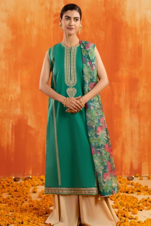 YAHSIRWAHEED 3PC EMBROIDERED LAWN KF26-16