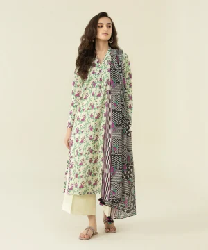 SAPPHIRE 3PC LAWN SUIT 2DDY23V412