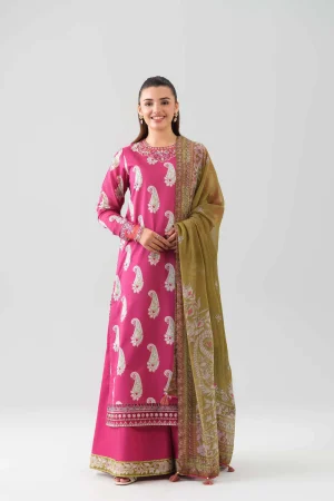 NISHATLINEN 3PC EMBROIDERED LAWN SUIT 42601143