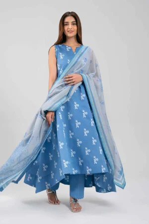NISHATLINEN 3PC PRINTED LAWN SUIT 42601368
