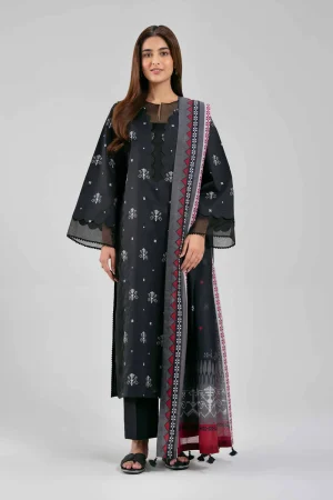 NISHATLINEN 3PC PRINTED LAWN SUIT 42601383