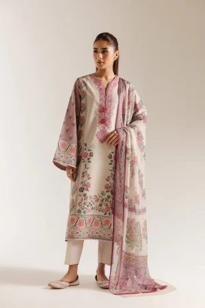 ETHNC EMBROIDERED LAWN SUIT 3PC E1008/203/530