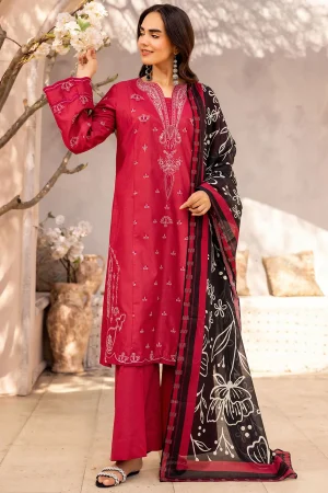 MOTIFZ EMBROIDERED LAWN SUIT VOILE DUPATTA 3PC 6032 UMANG