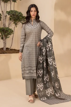 ZELLBURY 3PC PASTE PRINTED LAWN SUIT WUS26X30775